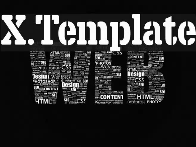 X.Template フォント examples