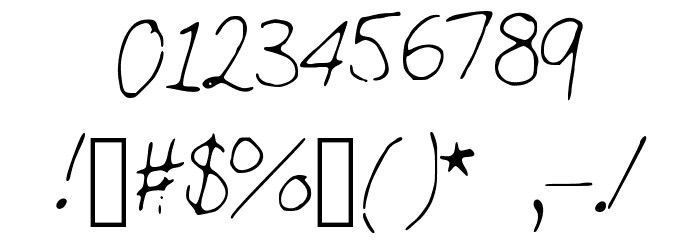 X_Is_My_Life Font OTHER CHARS