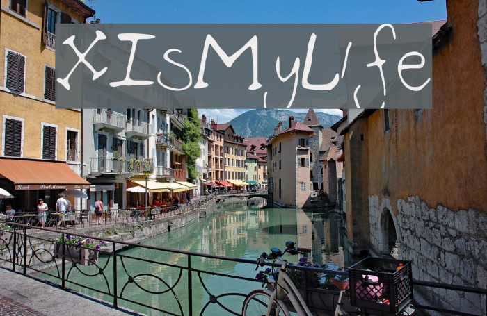 X_Is_My_Life Font examples