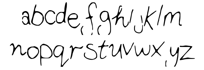 X_Is_My_Life Font LOWERCASE