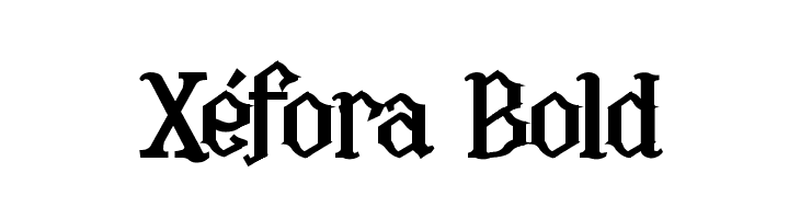 Xéfora Bold  لخطوط تنزيل