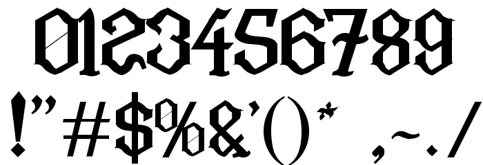 Xéfora Bold Font OTHER CHARS