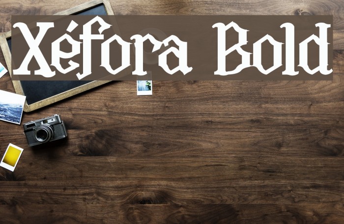 Xéfora Bold Font examples