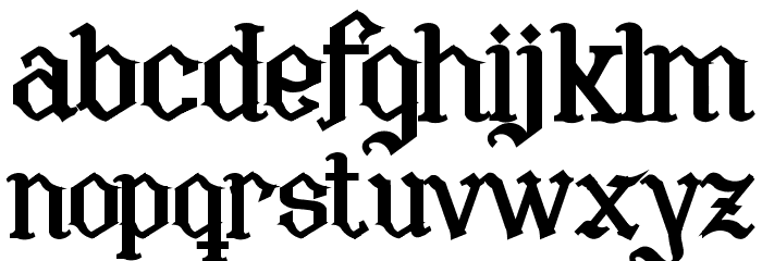 Xéfora Bold Font LOWERCASE