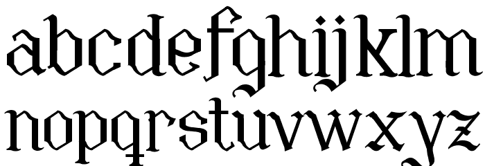 Xéfora Font LOWERCASE