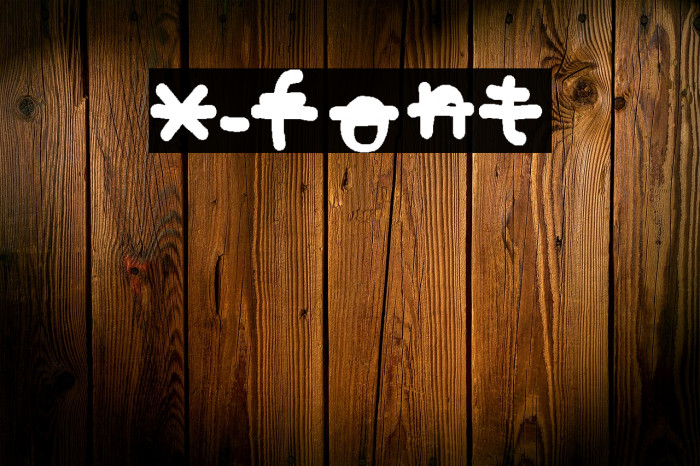 x-font Font examples