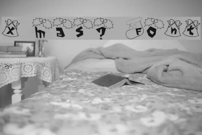 x'mas? Font Font examples