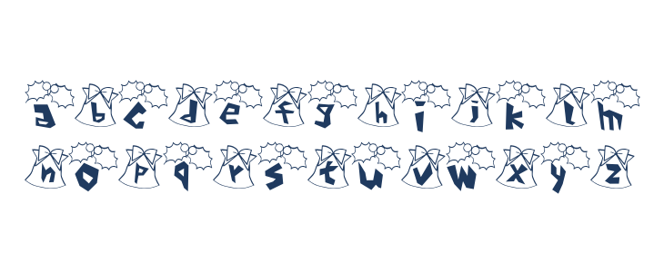 x'mas? Font Lowercase