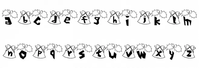 x'mas? Font Caratteri MINUSCOLO
