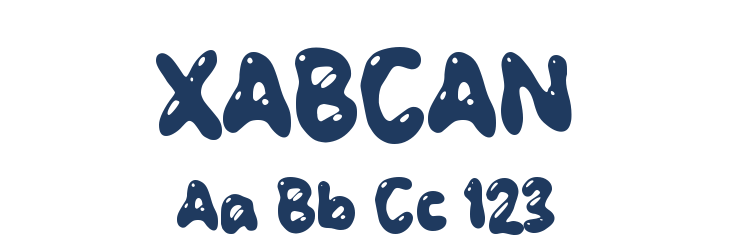 XABCAN Font Preview