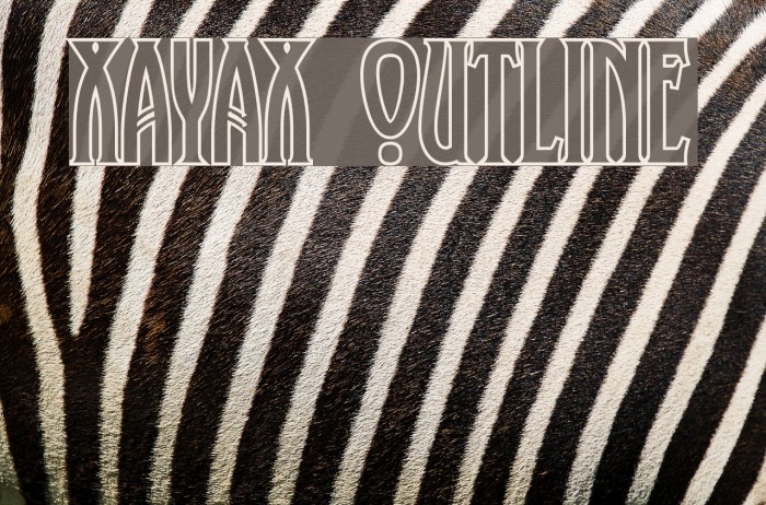 XAyax Outline Font examples