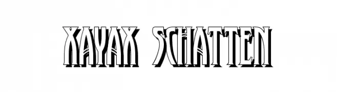 XAyax Schatten  Fuentes Gratis Descargar