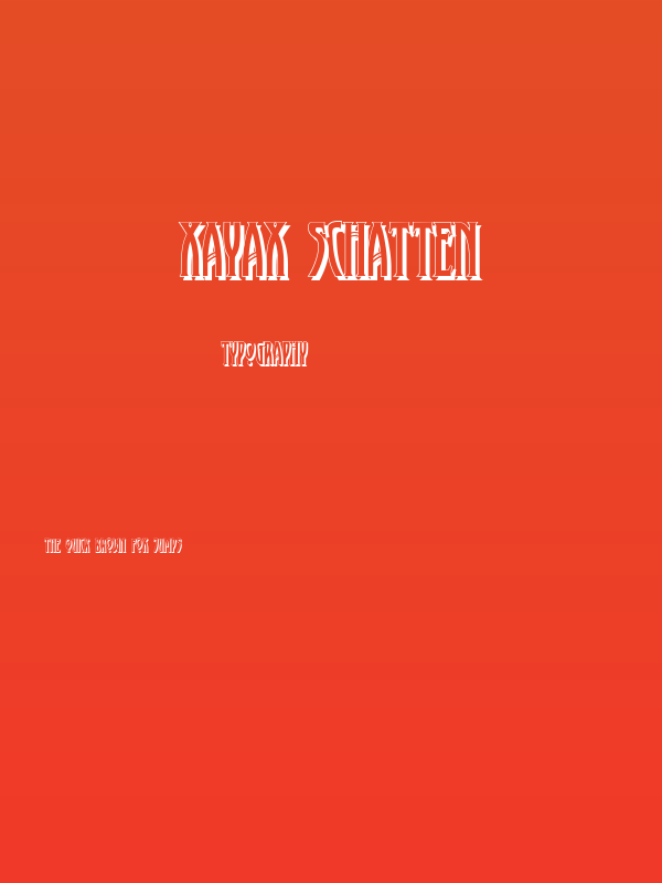 XAyax Schatten Poster