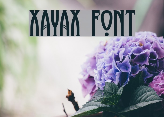XAyax Font examples