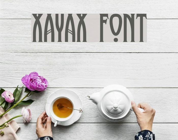 XAyax Font examples