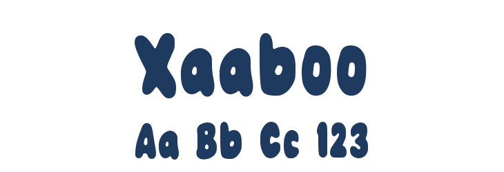 Xaaboo Font Preview