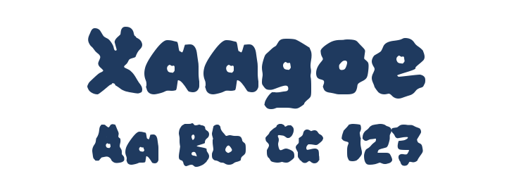 Xaagoe Font Preview