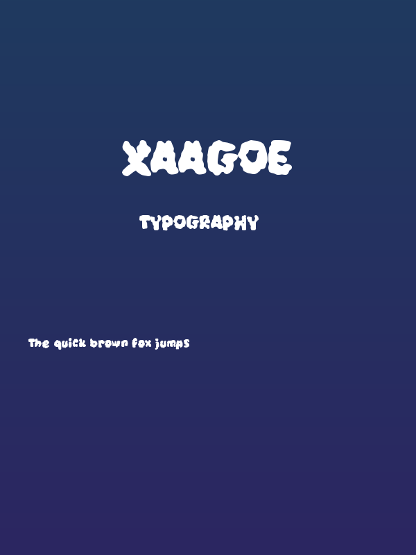 Xaagoe Poster