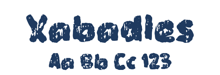 Xabadles Font Preview