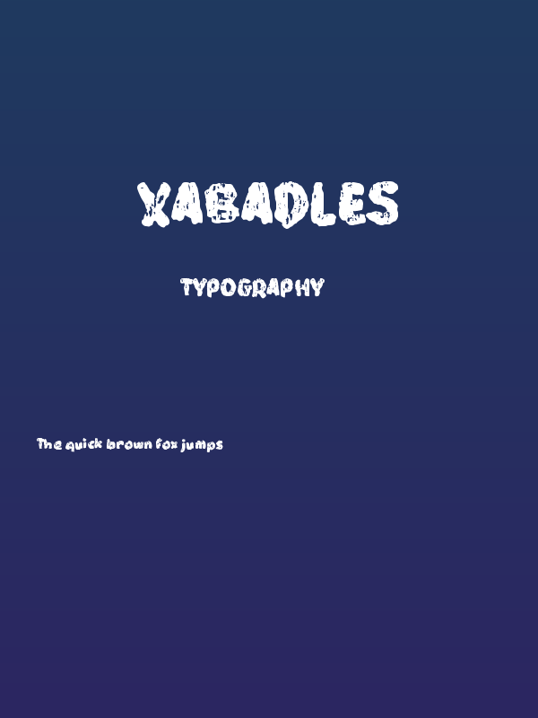 Xabadles Poster