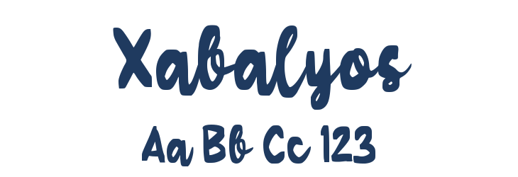 Xabalyos Font Preview