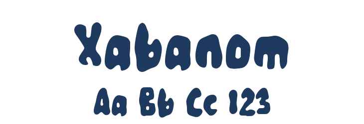 Xabanom Font Preview