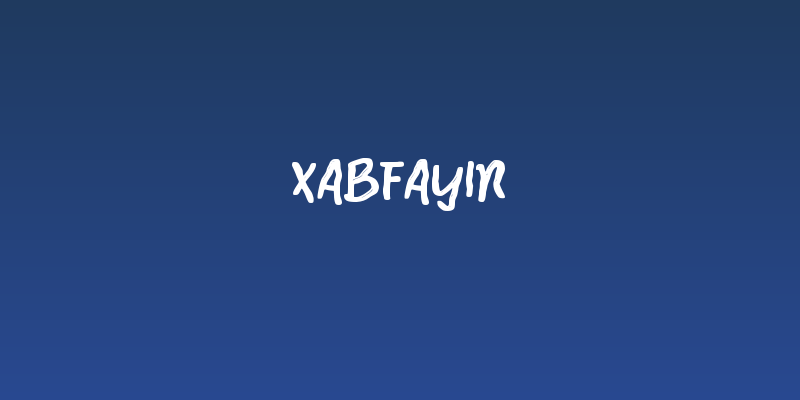 Xabfayin Social Header