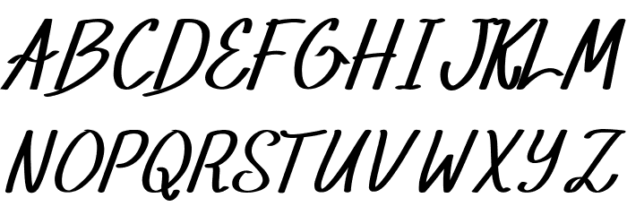 Xabiya Demo Italic Font OTHER CHARS