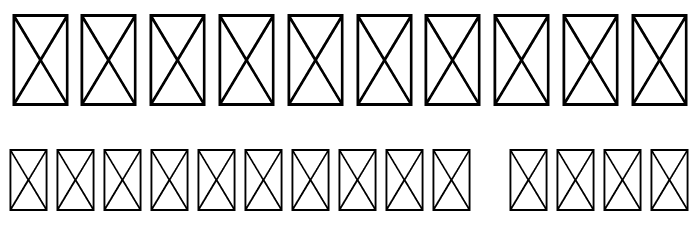 Xabiya Demo Italic Font OTHER CHARS