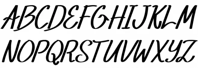 Xabiya Demo Italic Schriftart Groß