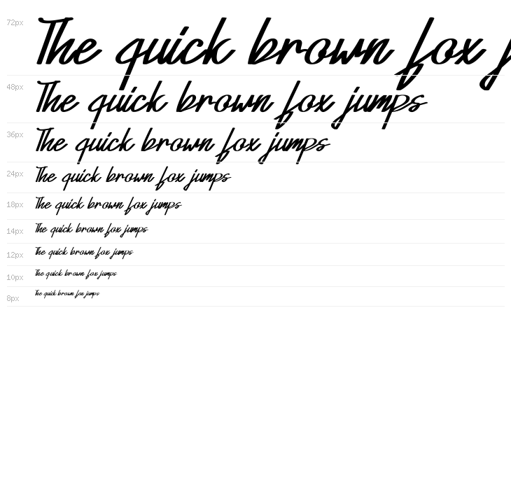 Xabiya Demo Italic Waterfall