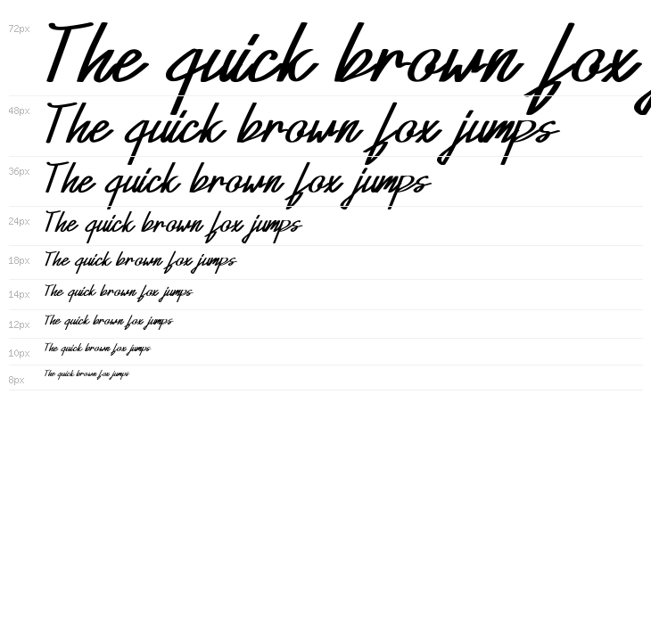 Xabiya Demo Italic Waterfall
