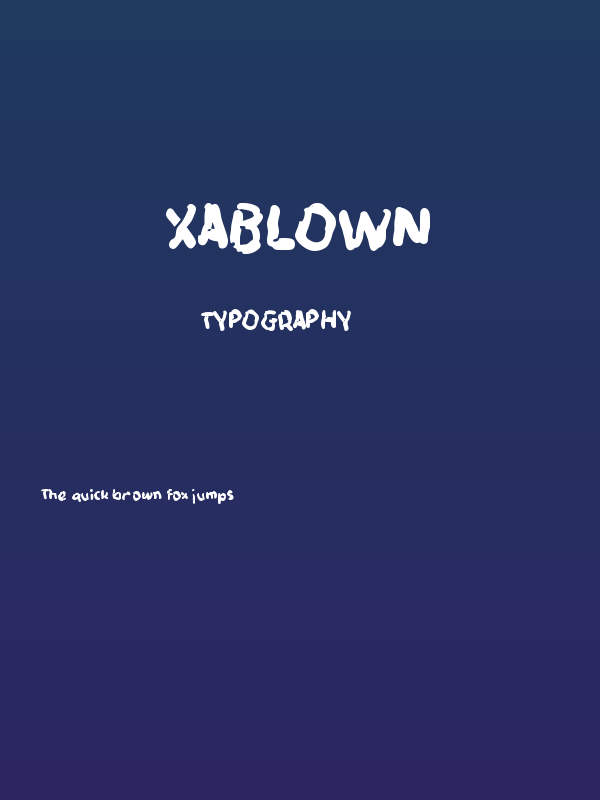 Xablown Poster