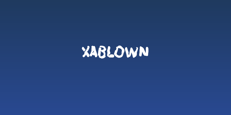 Xablown Social Header