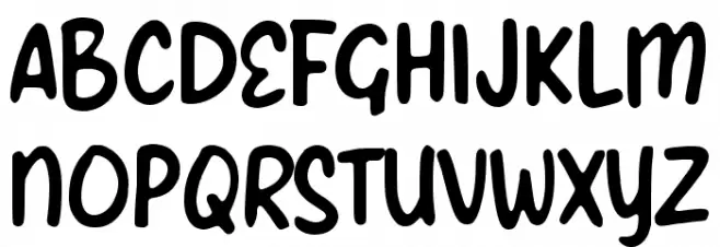 Xabnoicy Font UPPERCASE