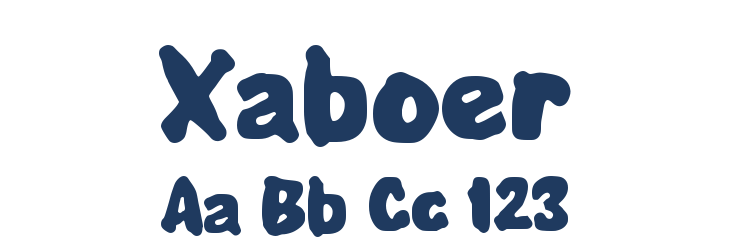 Xaboer Font Preview