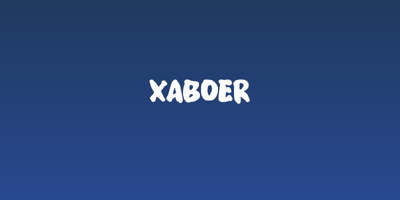 Xaboer Social Header