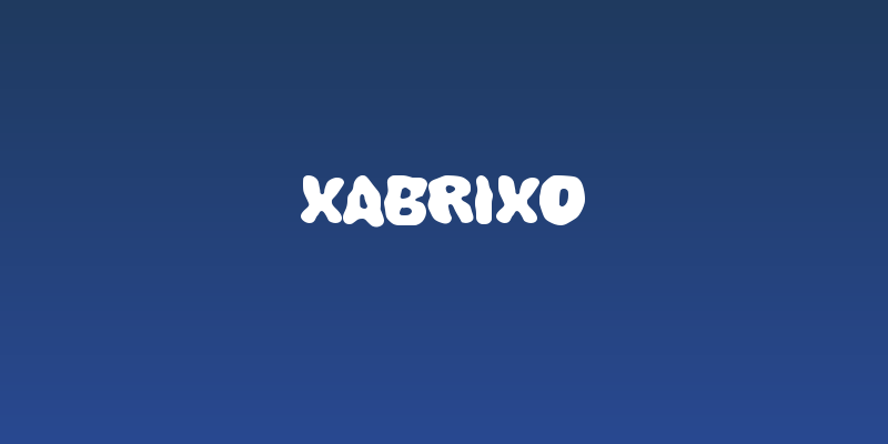 Xabrixo Social Header