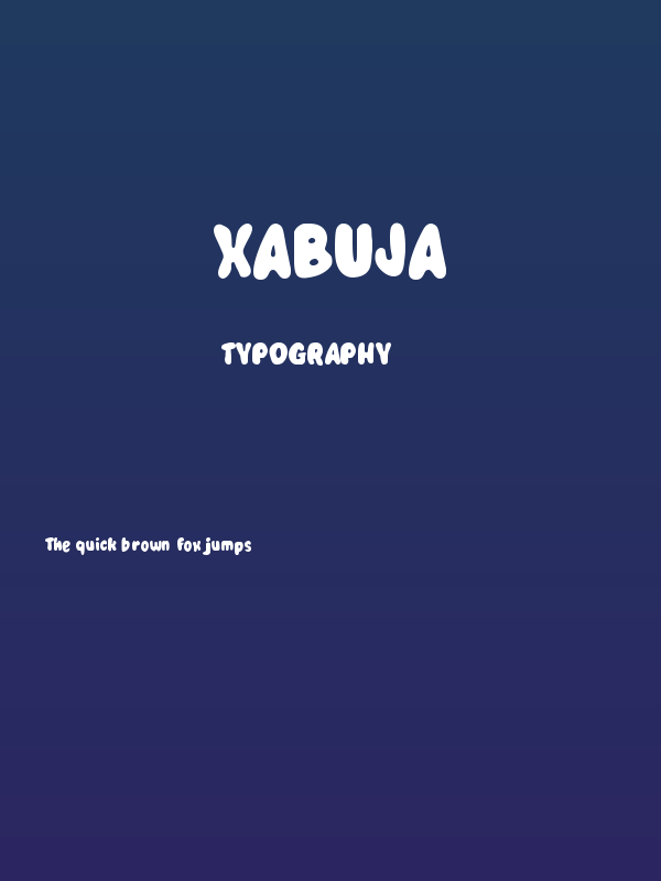 Xabuja Poster