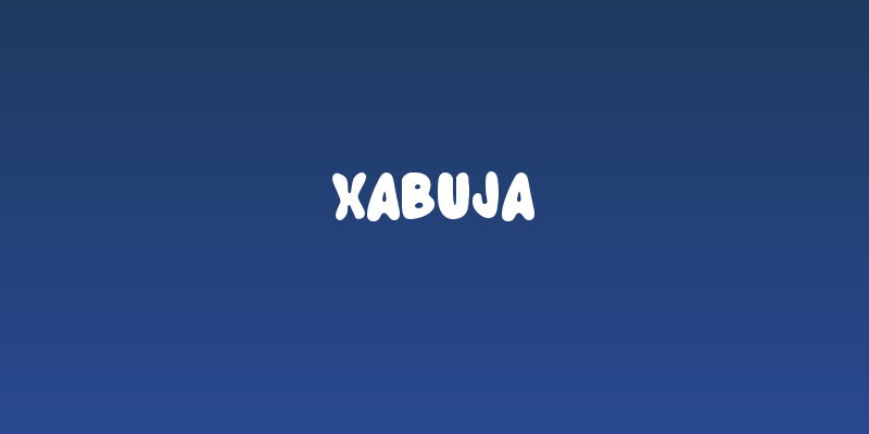 Xabuja Social Header