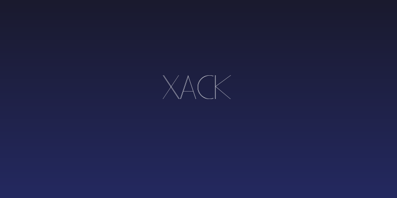 Xack Social Header