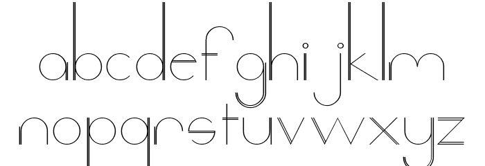 Xack Font LOWERCASE