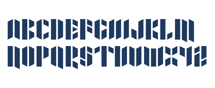 Xacto Blade Uppercase