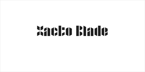 Xacto Blade Logo