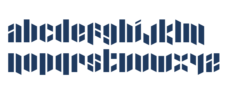 Xacto Blade Lowercase