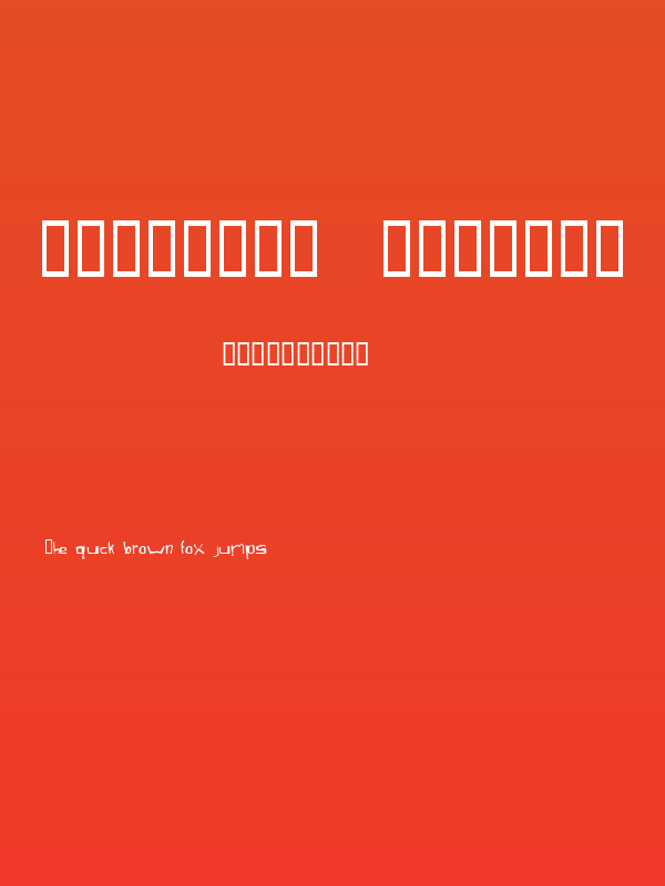 Xaficule  Oddtype Poster