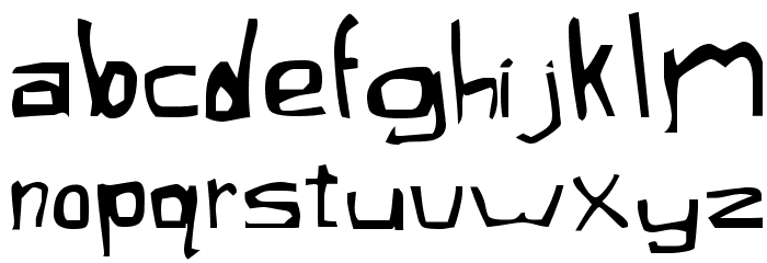 Xaficule Oddtype Font LOWERCASE