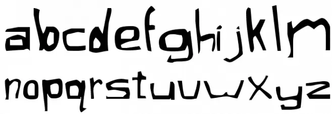Xaficule Oddtype Font Litere mici