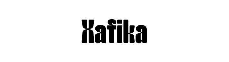 Xafika  Frei Schriftart Herunterladen