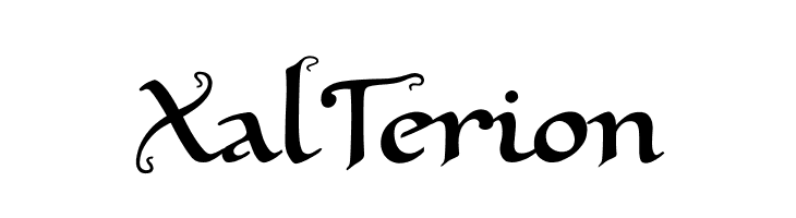 XalTerion  font caratteri gratis
